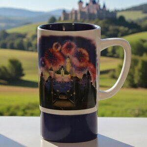 Disney Castle Fireworks Coffee Mug – Magical Nighttime Fantasy Cup | Disney